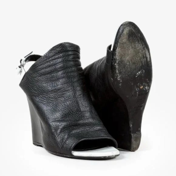 Balenciaga Veau Papier Wedge Sandal - Picture 4 of 10